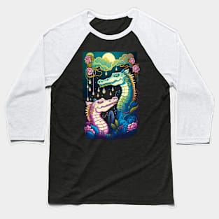 Two Dragons on a Date Baseball T-Shirt